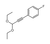 1-(3,3-二乙氧基-1-丙炔-1-基)-4-氟苯 结构式