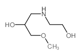 2-Propanol,1-[(2-hydroxyethyl)amino]-3-methoxy- 结构式