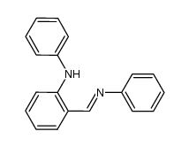 N-苯基-2-[(苯基亚氨基)甲基]苯胺 结构式