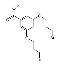 Benzoic acid, 3,5-bis(3-bromopropoxy)-, methyl ester 结构式