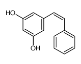 5-[(Z)-2-苯基乙烯基]-1,3-苯二酚 结构式