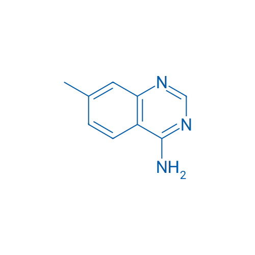 7-甲基喹唑啉-4-胺 结构式