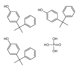 Phenol, 4-(1-methyl-1-phenylethyl)-, phosphate (3:1) (9CI) 结构式