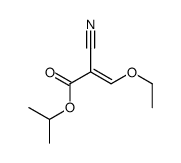 2-氰基-3-乙氧基-2-丙烯酸异丙酯 结构式