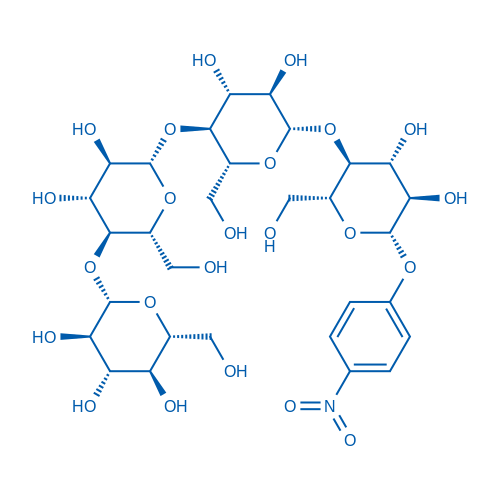 对硝基苯基β-D-纤维四糖苷 结构式
