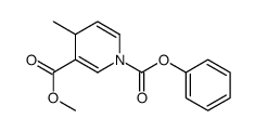 4-甲基-4H-吡啶-1,3-二羧酸-3-甲酯-1-苯酯 结构式