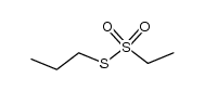 乙烷硫代磺酸 S-丙酯 结构式