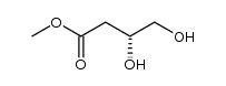 Butanoic acid, 3,4-dihydroxy-, methyl ester, (3R)- 结构式