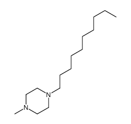 Piperazine, 1-decyl-4-methyl- 结构式