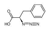 (αR)-α-Azidobenzenepropanoic acid 结构式