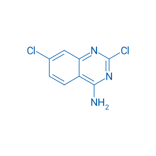 2,7-二氯喹唑啉-4-胺 结构式