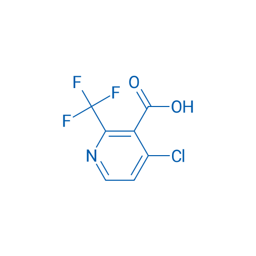 4-氯-2-(三氟甲基)烟酸 结构式