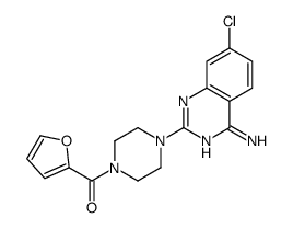 Methanone, [4-(4-amino-7-chloro-2-quinazolinyl)-1-piperazinyl]-2-furanyl- 结构式