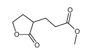 3-Furanpropanoic acid, tetrahydro-2-oxo-, methyl ester 结构式