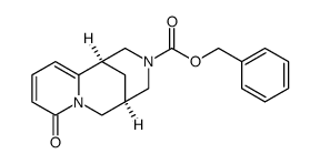 1,5-Methano-2H-pyrido[1,2-a][1,5]diazocine-3(4H)-carboxylic acid, 1,5,6,8-tetrahydro-8-oxo-, phenylmethyl ester, (1R,5R)- 结构式