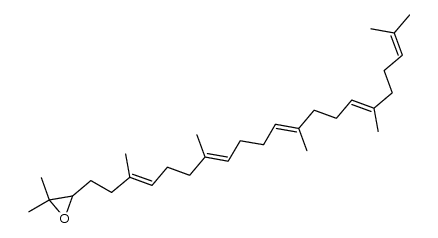 Oxirane, 2,2-dimethyl-3-(3,7,12,16,20-pentamethyl-3,7,11,15,19-heneicosapentaen-1-yl)- 结构式