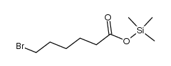 Hexanoic acid, 6-bromo-, trimethylsilyl ester 结构式