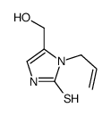 2H-Imidazole-2-thione, 1,3-dihydro-5-(hydroxymethyl)-1-(2-propen-1-yl)- 结构式
