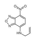 2,1,3-Benzoxadiazol-4-amine, 7-nitro-N-2-propen-1-yl- 结构式