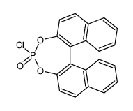 Dinaphtho[2,1-d:1',2'-f][1,3,2]dioxaphosphepin, 4-chloro-, 4-oxide, (11bR)- 结构式