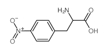 4-硝基苯丙氨酸 结构式
