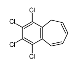 1,2,3,4-四氯-5H-苯并环庚烯 结构式