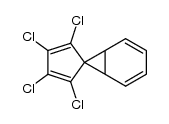 Spiro[bicyclo[4.1.0]hepta-2,4-diene-7,1'-[2,4]cyclopentadiene], 2',3',4',5'-tetrachloro- 结构式