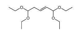(2E)-1,1,5,5-四乙氧基-2-戊烯 结构式
