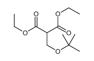 2-[(1,1-二甲基乙氧基)甲基]丙二酸 1,3-二乙酯 结构式