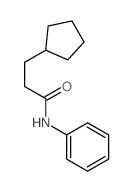 N-苯基环戊烷丙酰胺 结构式