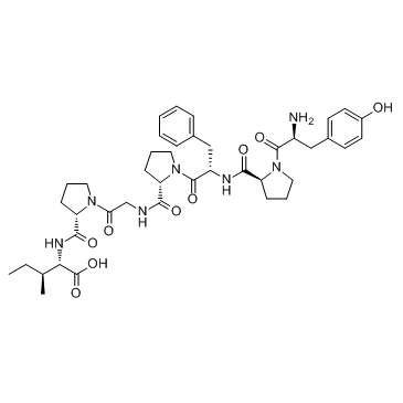 牛β-酪啡肽-7 结构式