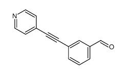 3-(4-吡啶基乙炔基)苯甲醛 结构式