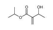 Butanoic acid, 3-hydroxy-2-methylene-, 1-methylethyl ester 结构式