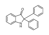 1,2-二氢-2,2-二苯基-3H-吲哚-3-酮 结构式