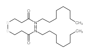 3,3'-二硫代二辛基丙酰胺 结构式