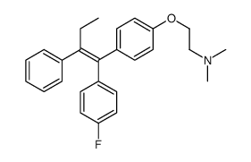 4-氟他莫昔芬 结构式