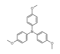 三对甲氧基苯基铋 结构式