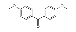 4-乙氧基-4'-甲氧基二苯甲酮 结构式