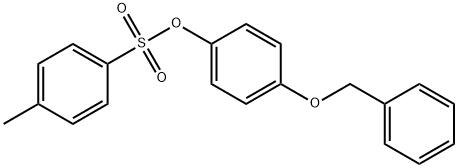 4-(benzyloxy)phenyl 4-methylbenzenesulfonate 结构式