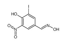 Benzaldehyde, 4-hydroxy-3-iodo-5-nitro-, oxime 结构式