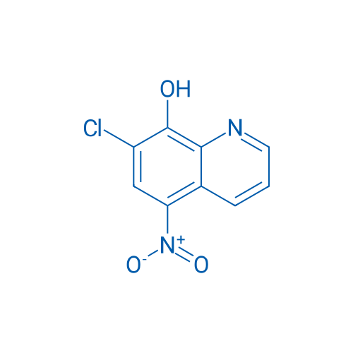 7-氯-5-硝基喹啉-8-醇 结构式