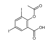 3,5-二碘阿司匹林 结构式
