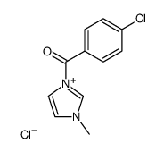 3-(4-氯苯甲酰基)-1-甲基-1H-咪唑鎓氯化物 结构式