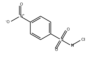 N-氯-4-硝基苯磺酰胺 结构式