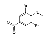 2,6-二溴-N,N-二甲基-4-硝基苯胺 结构式