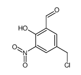 5-(氯甲基)-2-羟基-3-硝基苯甲醛 结构式