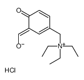 N,N,N-三乙基-3-甲酰基-4-羟基苯甲铵氯化物 结构式