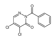 2-苯甲酰基-4,5-二氯哒嗪-3-酮 结构式