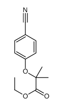 2-(4-氰基苯氧基)-2-甲基丙酸乙酯 结构式