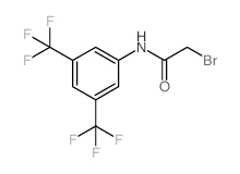 3,5-双(三氟甲基)-N-(溴乙酰基)苯胺 结构式